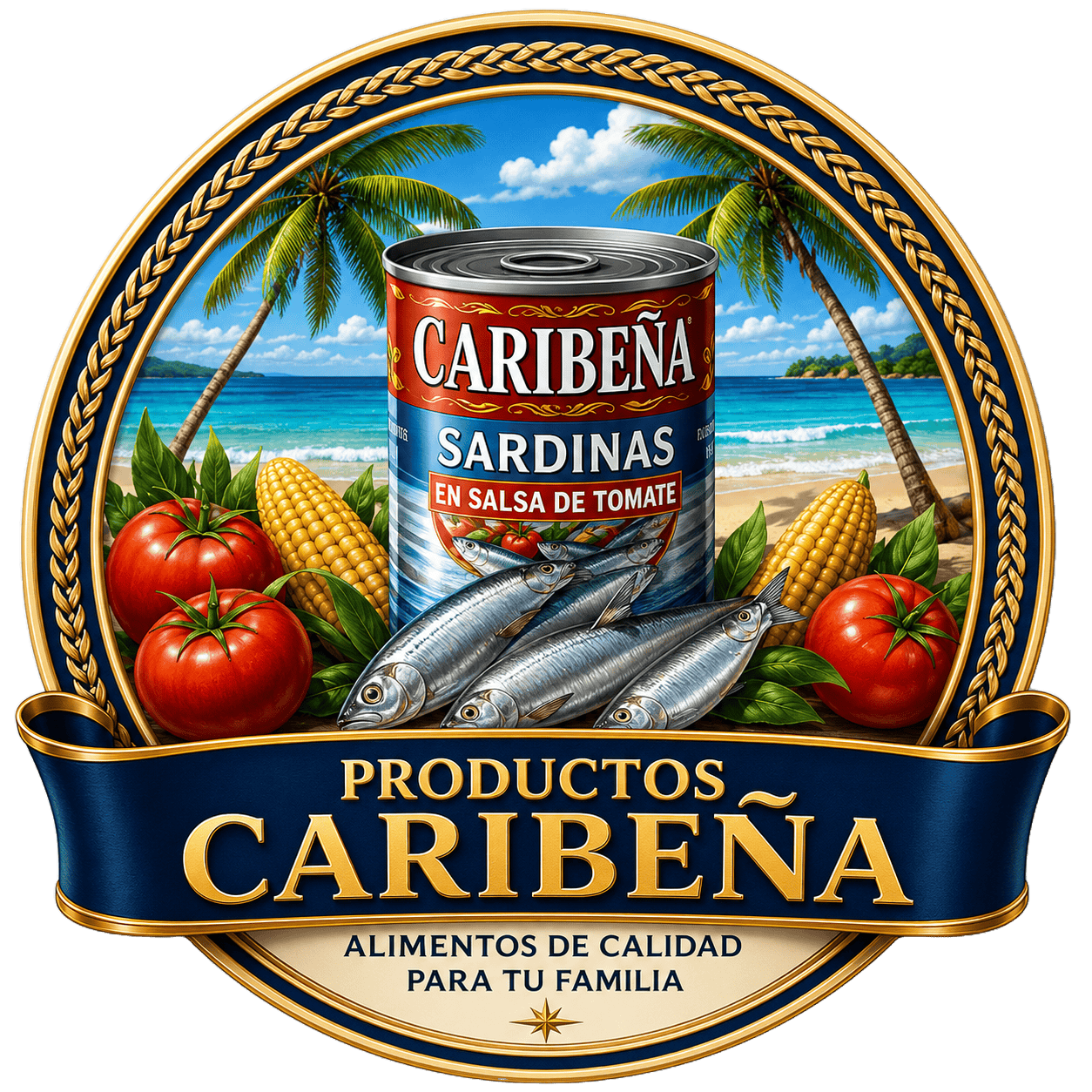 Home Sardinas Caribena New Emblem Label