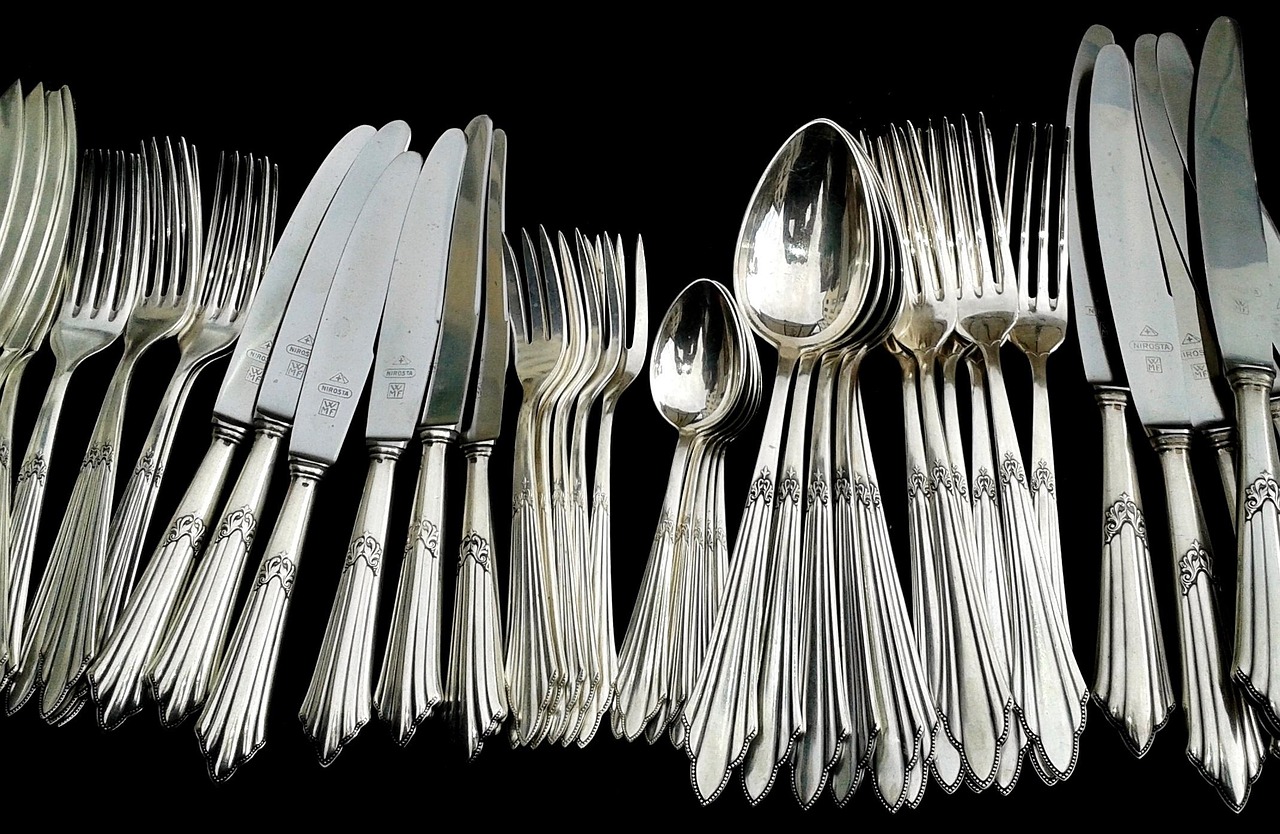 cutlery, silverware, knives, forks, spoons, teaspoons, engraved, silver cutlery, engraving, decorated, antique, silver, metal, utensils, eating utensils, cutlery, cutlery, cutlery, cutlery, silverware, silverware, silver, silver, silver, silver, silver, metal, utensils, utensils