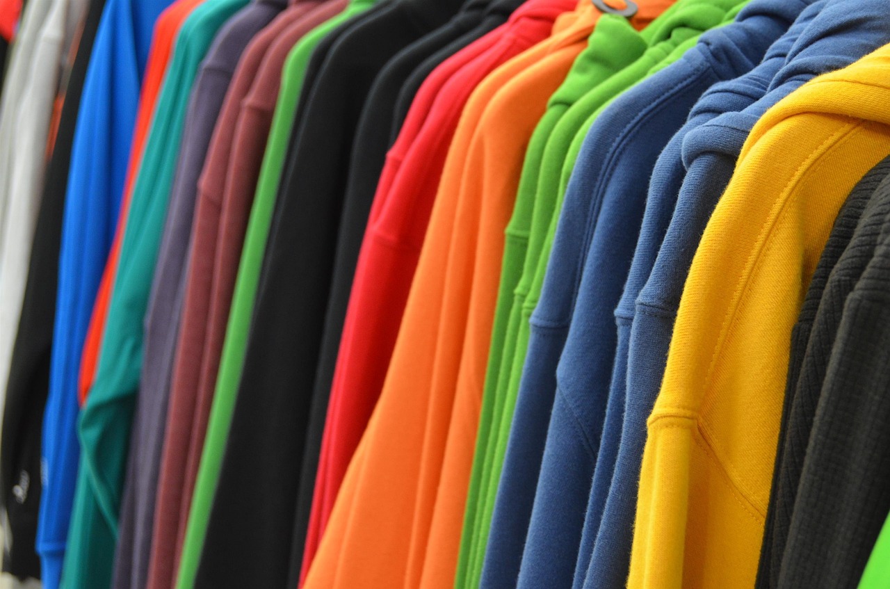 sweatshirts, sweaters, exhibition, store, shopping, shelfs, buy, business, clothes, clothes, clothes, clothes, clothes, clothes